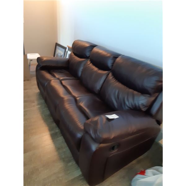 Leather reclining Sofa C