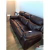 Image 1 : Leather reclining Sofa C