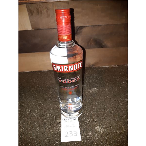 Smirnoff Vodka Cat A