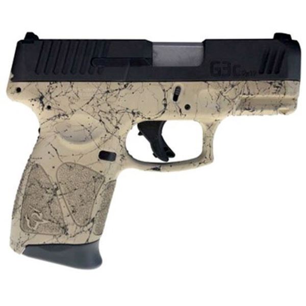 TAU G3C 9MM 3.26" 3 12RD FDE W/BLK SPLATTER