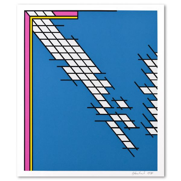 Nicholas Krushenick (1929-1999) "Tailgate" Limited Edition Serigraph On Paper