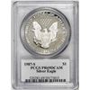 Image 2 : 1987-S $1 Proof American Silver Eagle Coin PCGS PR69DCAM Edmund Moy Signature