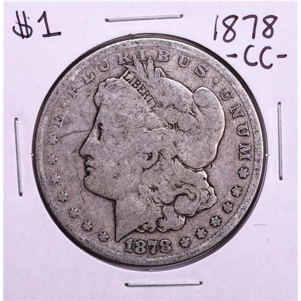 1878-CC $1 Morgan Silver Dollar Coin