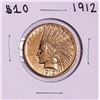 Image 1 : 1912 $10 Indian Head Eagle Gold Coin