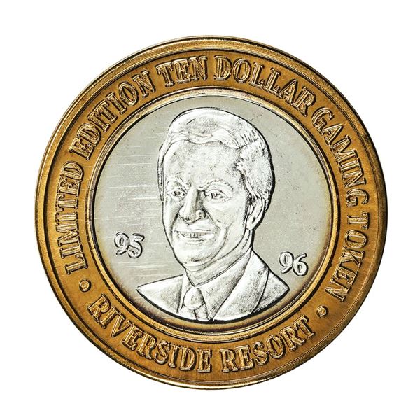.999 Silver Riverside Resort Casino Laughlin, NV $10 Limited Edition Gaming Token