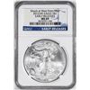 Image 1 : 2012(W) $1 American Silver Eagle Coin NGC MS69 Early Releases West Point Mint