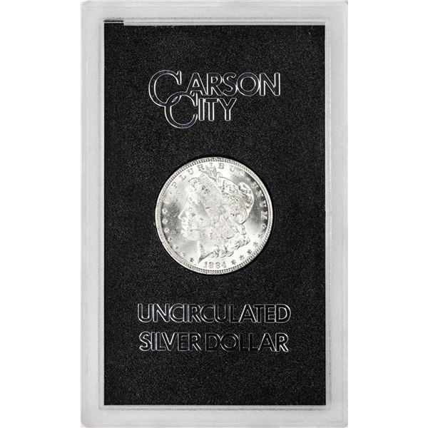 1884-CC $1 Morgan Silver Dollar Coin GSA Hoard Uncirculated