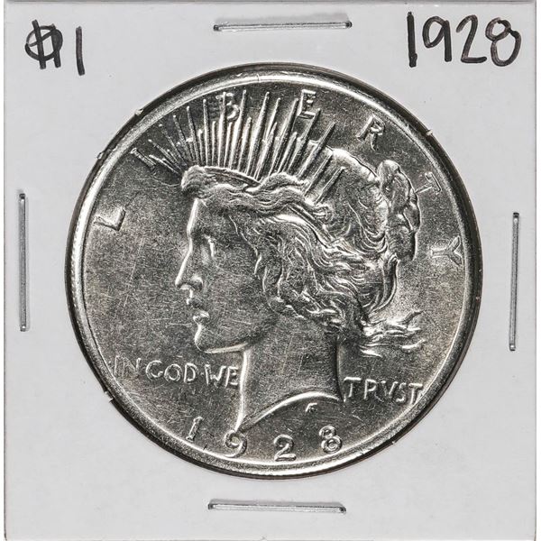1928 $1 Peace Silver Dollar Coin