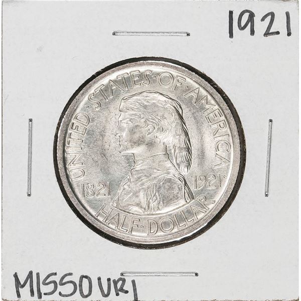 1921 Missouri Centennial Commemorative Half Dollar Coin