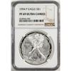 Image 1 : 1994-P $1 Proof American Silver Eagle Coin NGC PF69 Ultra Cameo