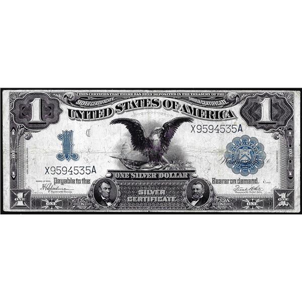 1899 $1 Black Eagle Silver Certificate Note