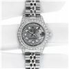 Image 3 : Rolex Ladies Stainless Steel Quickset Meteorite Diamond Datejust Wristwatch