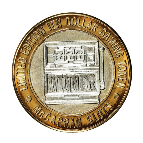 .999 Silver McCarran International Airport Las Vegas, NV $10 Limited Casino Token