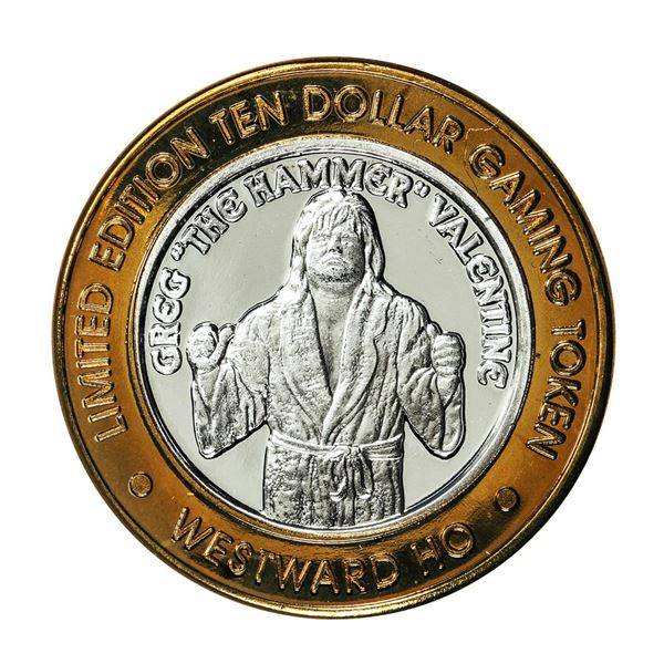 .999 Silver Westward Ho Casino Las Vegas $10 Casino Limited Edition Gaming Token