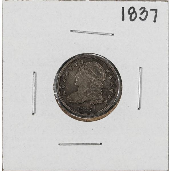 1837 Capped Bust Dime Coin - Die Crack