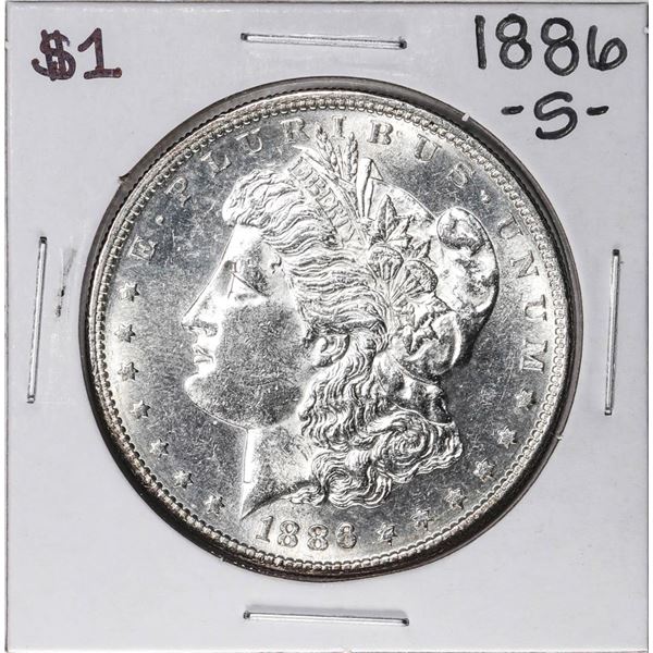 1886-S $1 Morgan Silver Dollar Coin