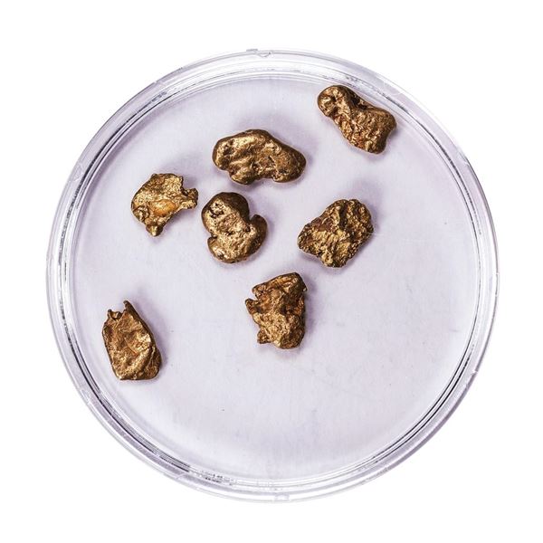 Lot of Gold Nuggets 3.63 Grams Total Weight