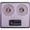 Image 2 : Set of 2021 Type 1 & Type 2 $5 American Gold Eagle Coins NGC MS70