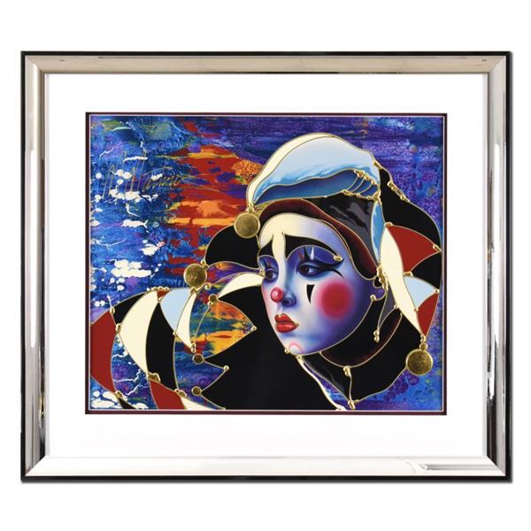 Martiros Manoukian "Wistful Beauty" Limited Edition Mixed Media on Paper