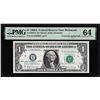 Image 1 : 1969A $1 Federal Reserve Note PMG Choice Uncirculated 64 Dual Courtesy Autograph