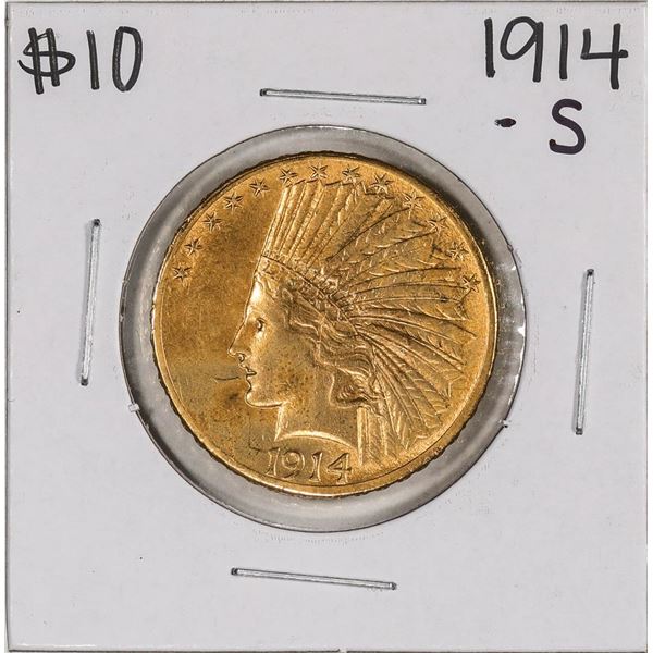 1914-S $10 Indian Head Eagle Gold Coin