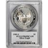 Image 2 : 1989-S $1 Proof American Silver Eagle Coin PCGS PR69DCAM Edmund Moy Signature