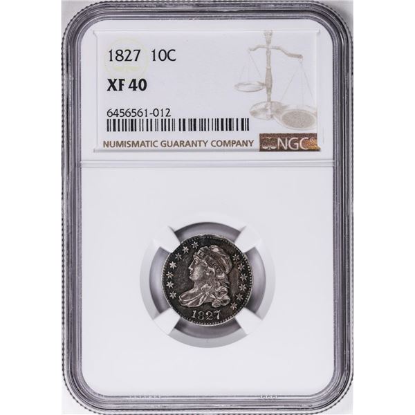 1827 Capped Bust Dime NGC XF40