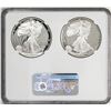 Image 2 : 1986-S & 2021-S First Year of Issue Proof Silver Eagle Set NGC PF69 Ultra Cameo