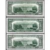 Image 2 : Lot of (3) 1934D $20 Federal Reserve Notes