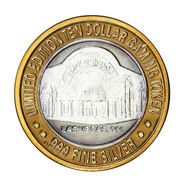 .999 Silver Golden Nugget Las Vegas $10 Casino Limited Edition Gaming Token