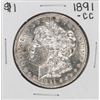 Image 1 : 1891-CC $1 Morgan Silver Dollar Coin