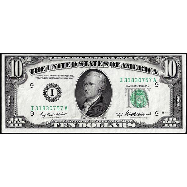 1950B $10 Federal Reserve Note Minneapolis