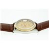 Image 7 : Rolex Men's Two Tone Champagne Index Wristwatch With Brown Leather Band