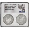 Image 1 : 1986-S & 2021-S First Year of Issue Proof Silver Eagle Set NGC PF69 Ultra Cameo
