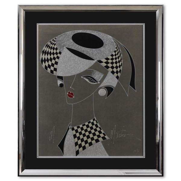 Martiros Manoukian "Wistful Elegance" Limited Edition Mixed Media on Paper