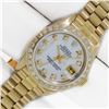 Image 2 : Rolex Ladies 18K Yellow Gold Mother Of Pearl Diamond President Watch