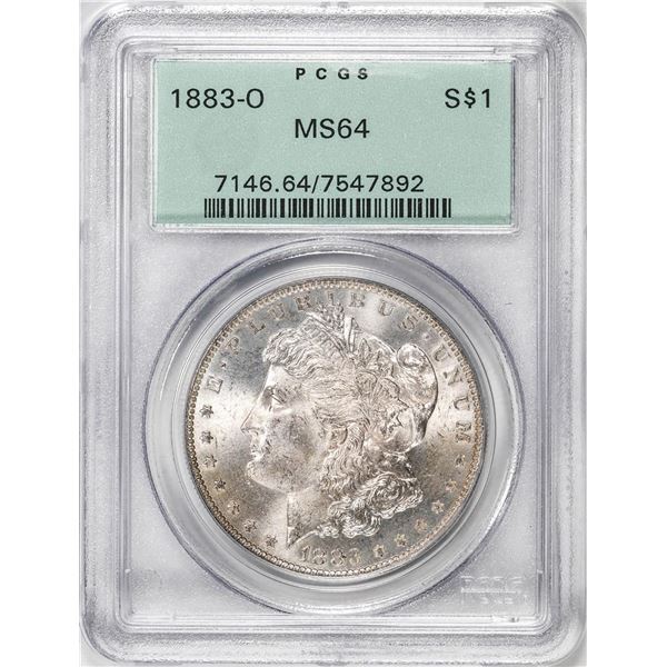 1883-O $1 Morgan Silver Dollar Coin PCGS MS64 Old Green Holder