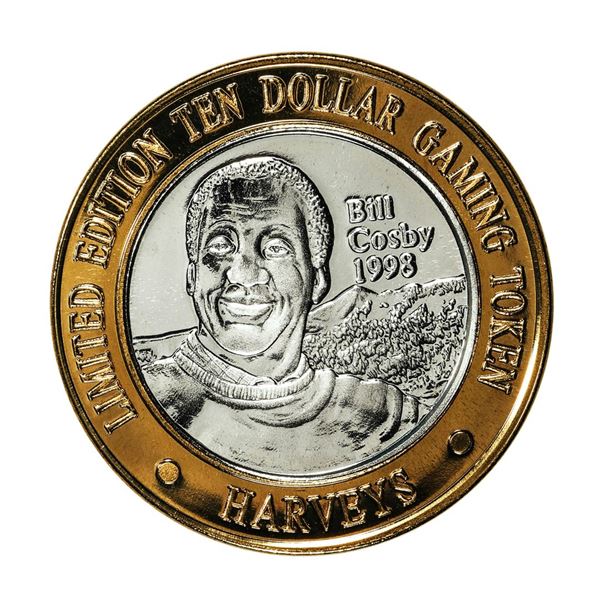 .999 Fine Silver Harvey's Resort Lake Tahoe, Nevada $10 Limited Edition Gaming Token