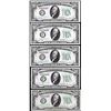 Image 1 : Lot of (5) 1934D $10 Federal Reserve Notes Atlanta