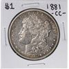 Image 1 : 1881-CC $1 Morgan Silver Dollar Coin
