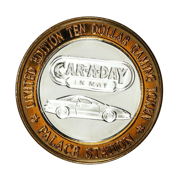 .999 Silver Palace Station Hotel and Casino $10 Casino Limited Edition Gaming Token