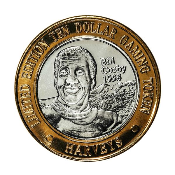 .999 Fine Silver Harvey's Resort Lake Tahoe, Nevada $10 Limited Edition Gaming Token