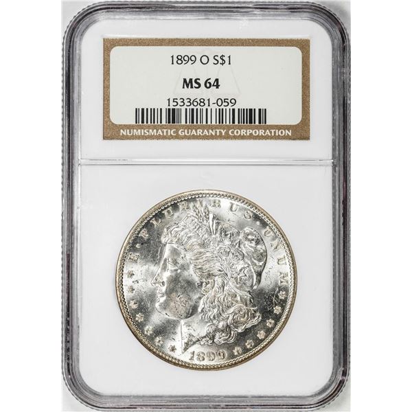 1899-O $1 Morgan Silver Dollar Coin NGC MS64