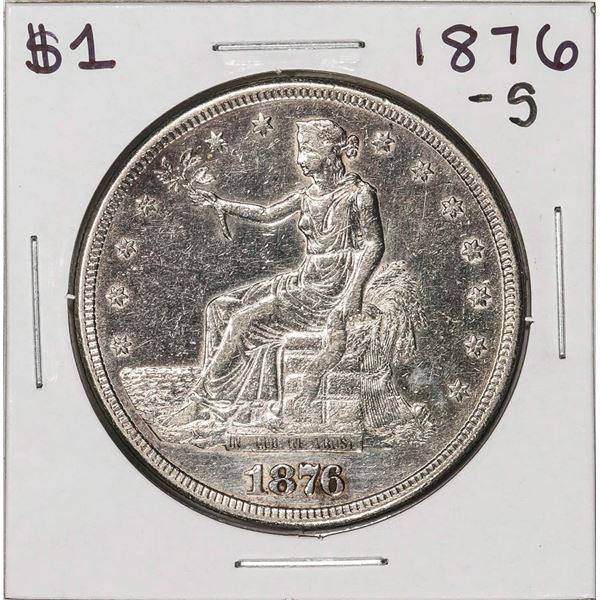 1876-S $1 Trade Silver Dollar Coin