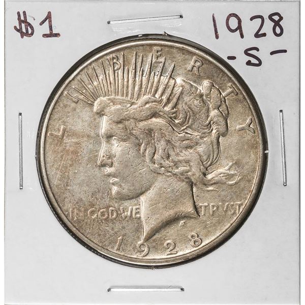 1928-S $1 Peace Silver Dollar Coin
