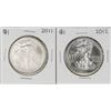 Image 1 : Lot of 2011-2012 $1 American Silver Eagle Coins