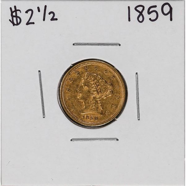 1859 $2 1/2 Liberty Head Quarter Eagle Gold Coin