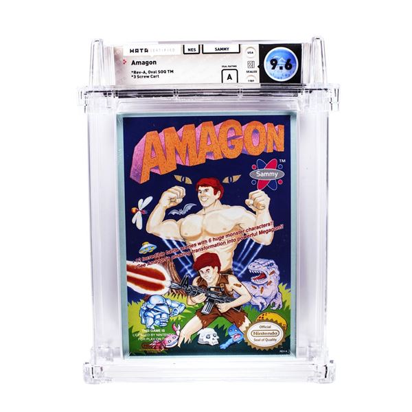 Amagon NES Nintendo Sealed Video Game WATA 9.6/A