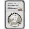Image 1 : 1986-S $1 Proof American Silver Eagle Coin NGC PF69 Ultra Cameo