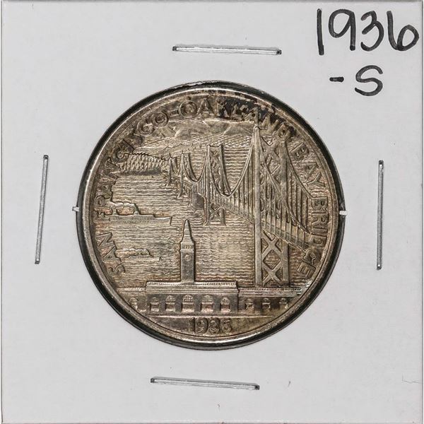 1936-S Bay Bridge Commemorative Half Dollar Coin